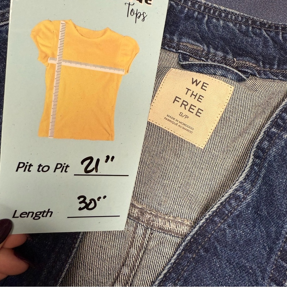 Free People Dark Indigo Denim Jacket - Picture 9 of 10